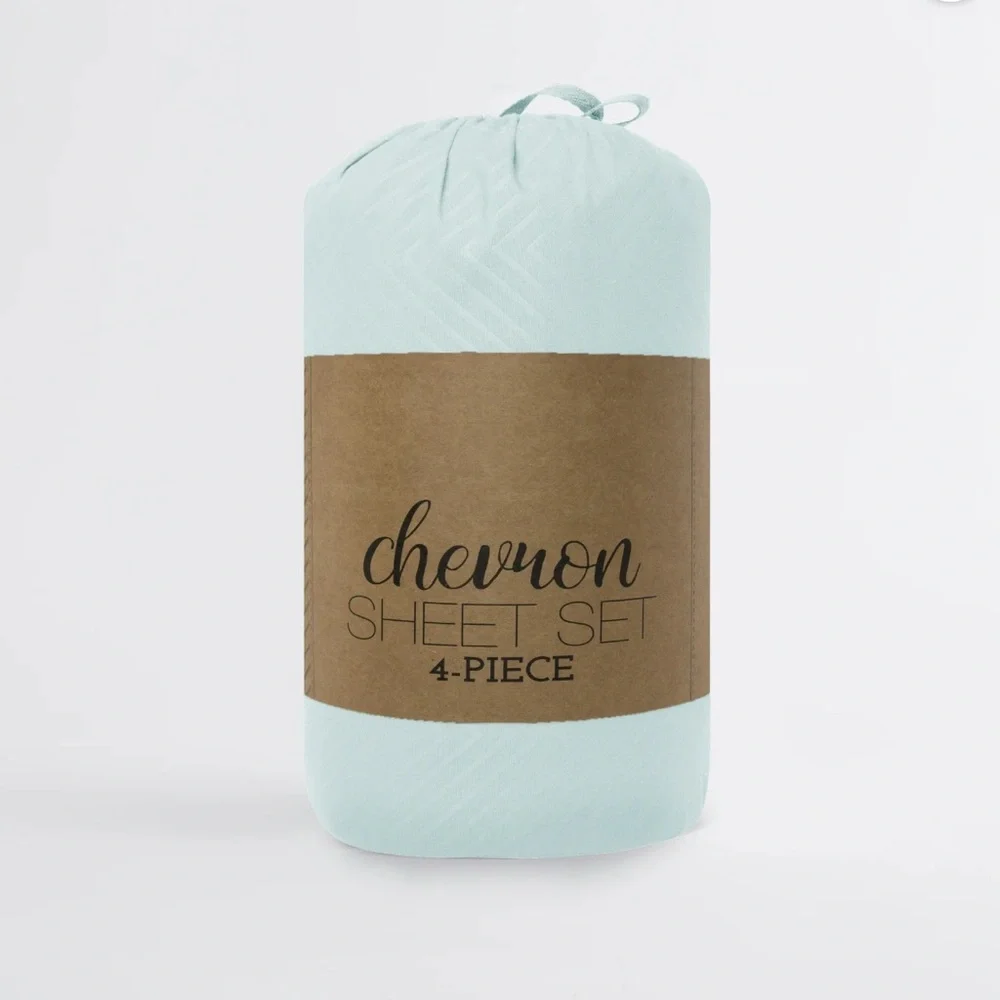 Light Blue Bed Sheet Set - Premium Soft Bedding